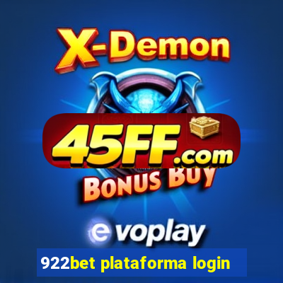 922bet plataforma login
